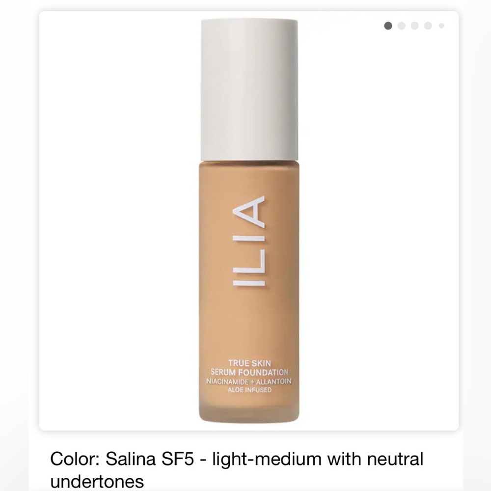 Ilia true skin serum foundation.